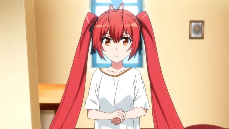 Red-haired Anime Girl — Red, Neutral, Afternoon