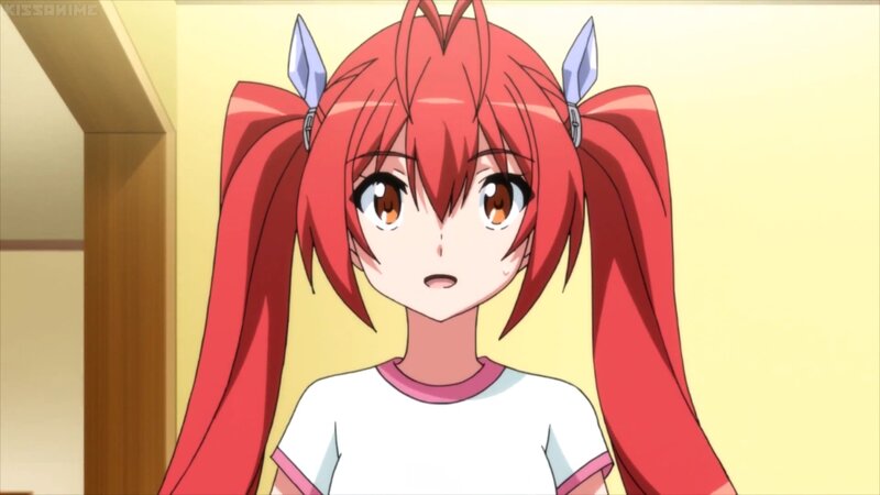 Red-haired Anime Girl — Red, Neutral, Pigtails