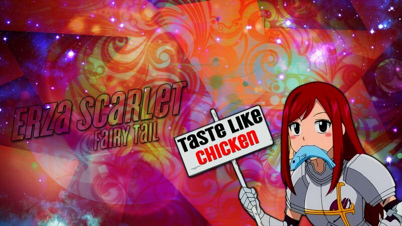 Red-haired Anime Girl — Red, Vibrant