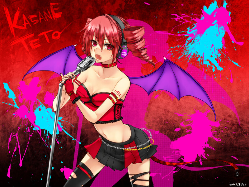 Red-haired Anime Singer