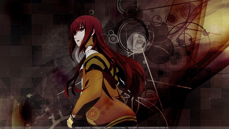 Red-haired Anime Woman — Brown
