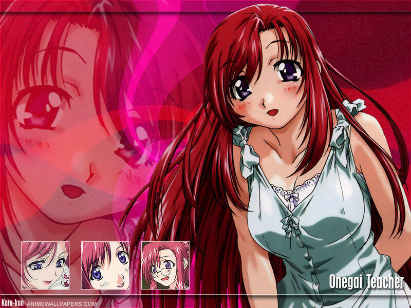 Red-haired Anime Woman — Red, Dramatic, Anime Character, Text Overlay, Close-up