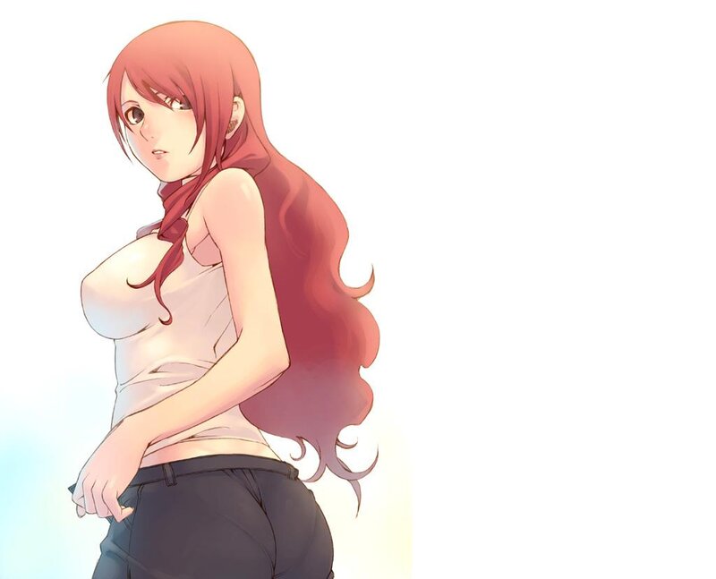 Red-haired Anime Woman — Red, Neutral