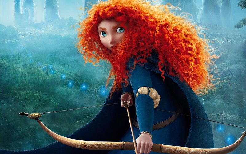 Red-haired Archer Girl — Blue, Adventurous