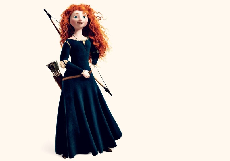Red-haired Archer Woman — Red, Confident