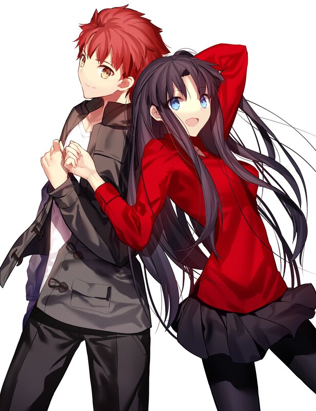 Red-haired Boy and Black-haired Girl
