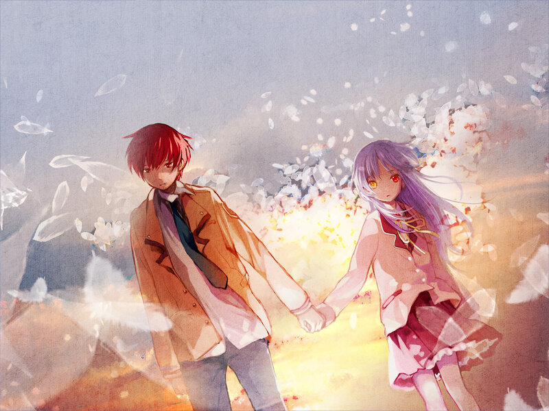 Red-haired Boy and Purple-haired Girl