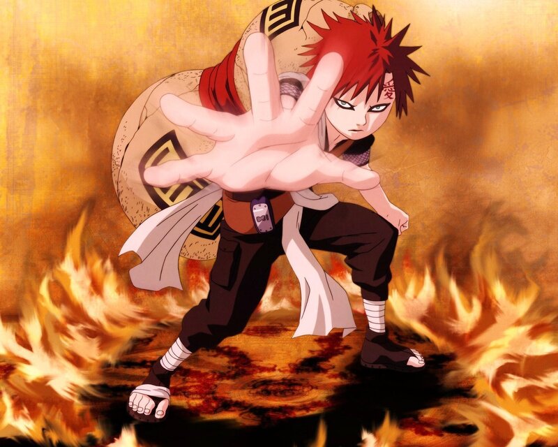 Red-haired Boy in Fire