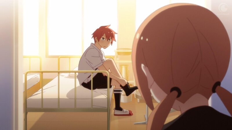 Red-haired Boy on Bed