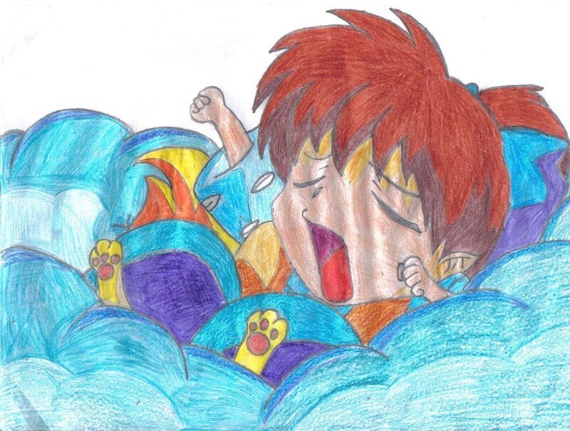 Red-haired Boy Sleeping