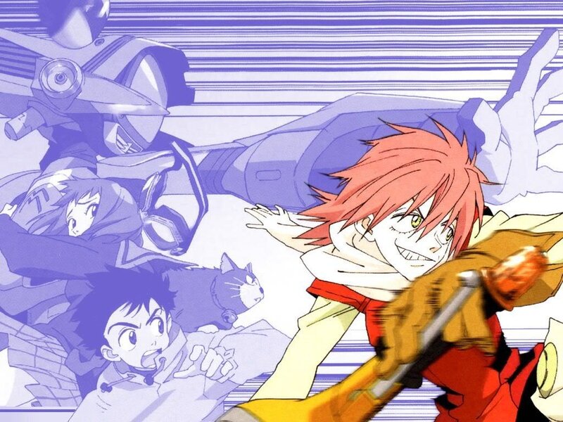 Red-haired Boy with Sword — Blue