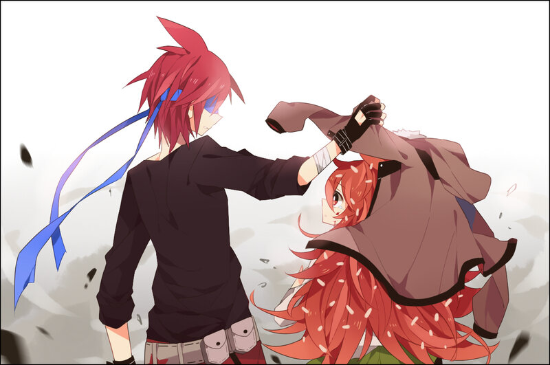 Red-haired Character Attacking
