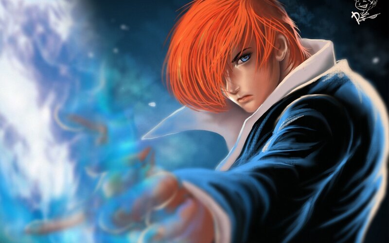 Red-haired Character Casting Spell — Orange