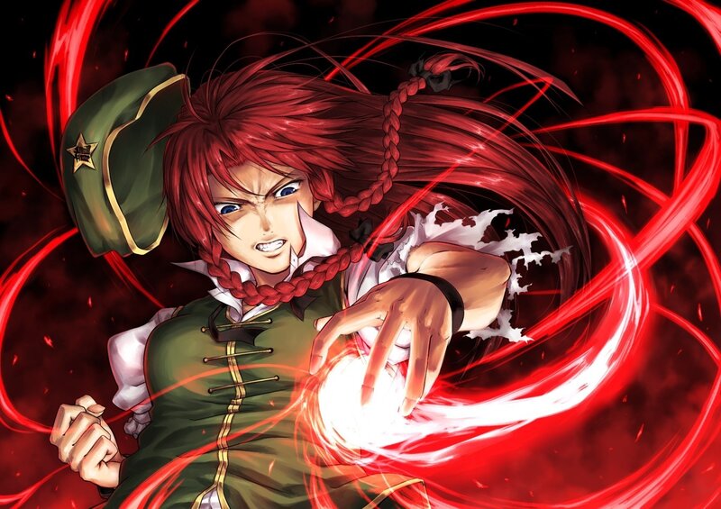 Red-haired Character Casting Spell — Red