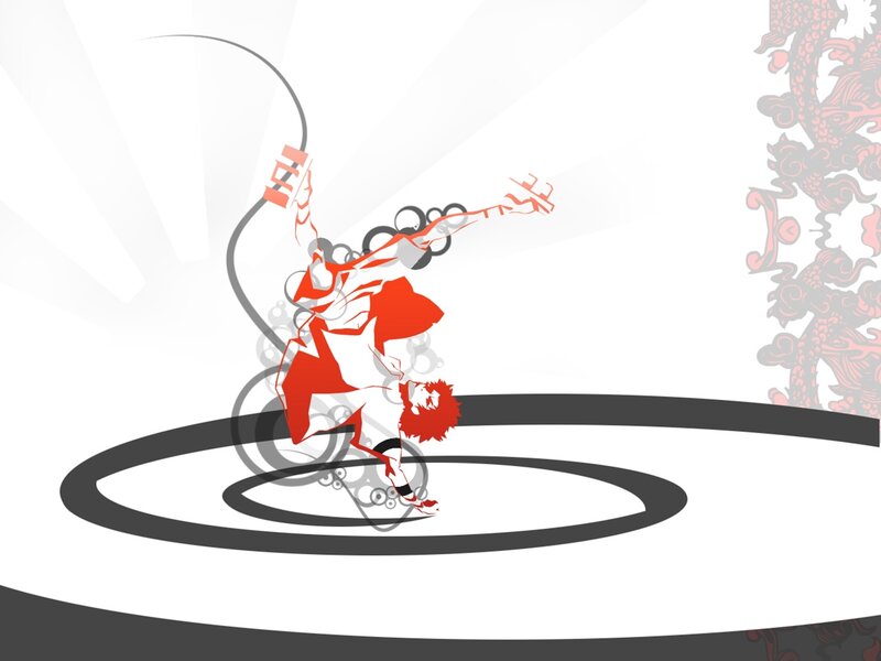 Red-haired Character Dancing