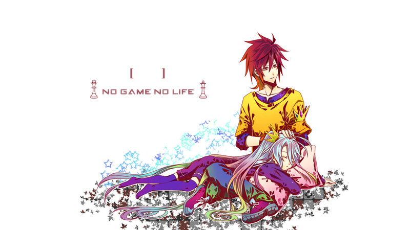 Red-haired Character Holding Another