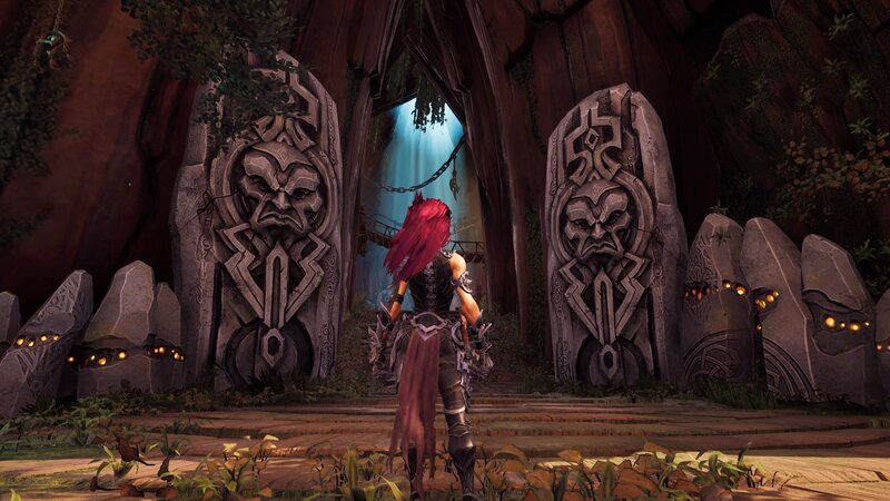 Red-haired Character in Armor — Gray, Mysterious