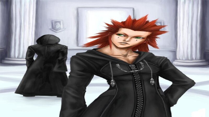 Red-haired Character in Black Coat