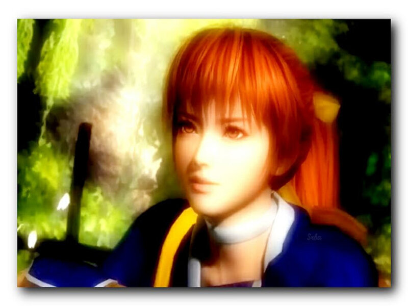 Red-haired Character in Blue