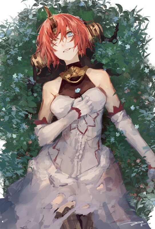 Red-haired Character in Dress