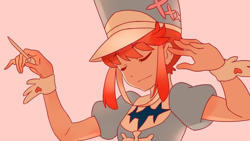 Red-haired Character in Hat