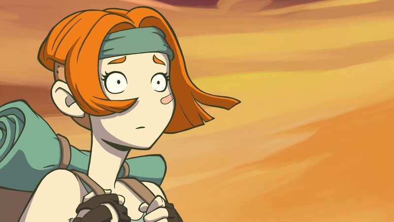 Red-haired Character — Orange, Dramatic