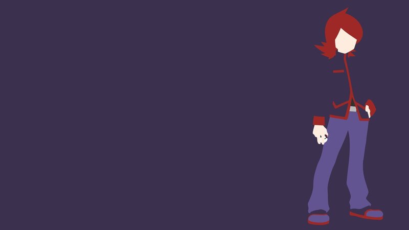 Red-haired Character — Purple, Calm