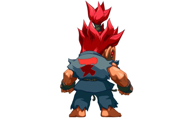Red-haired Character — Red, Aggressive