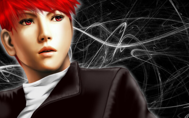 Red-haired Character — Red