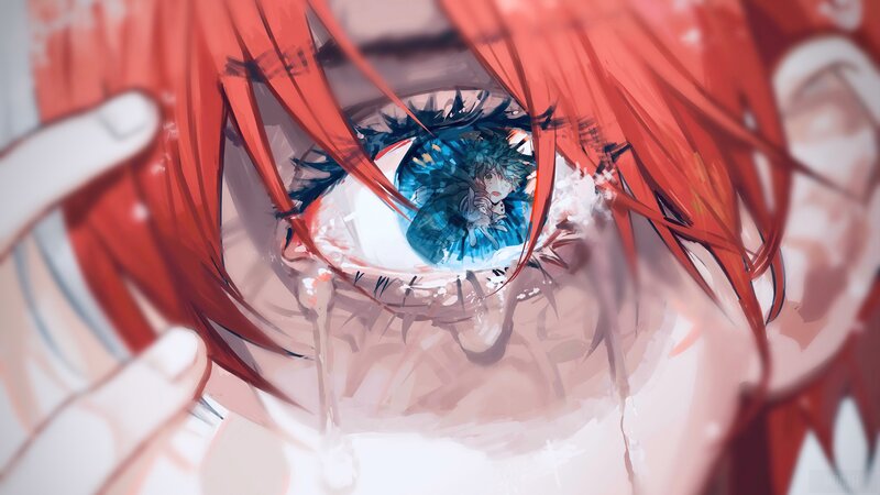 Red-haired Character's Eye