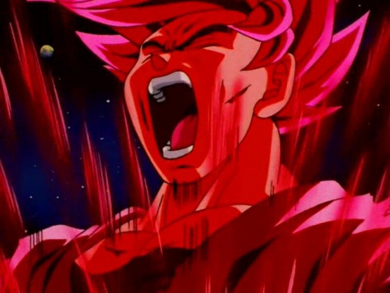 Red-haired Character Screaming