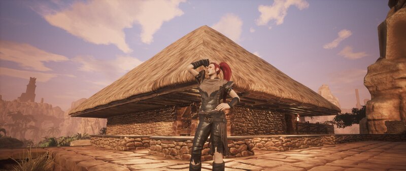 Red-haired Character Standing