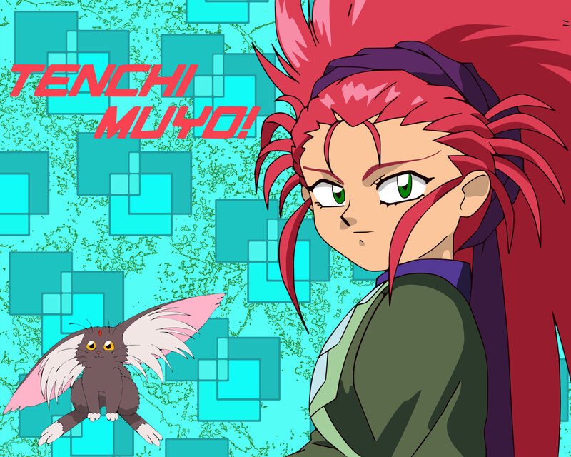 Red-haired Character with Cat
