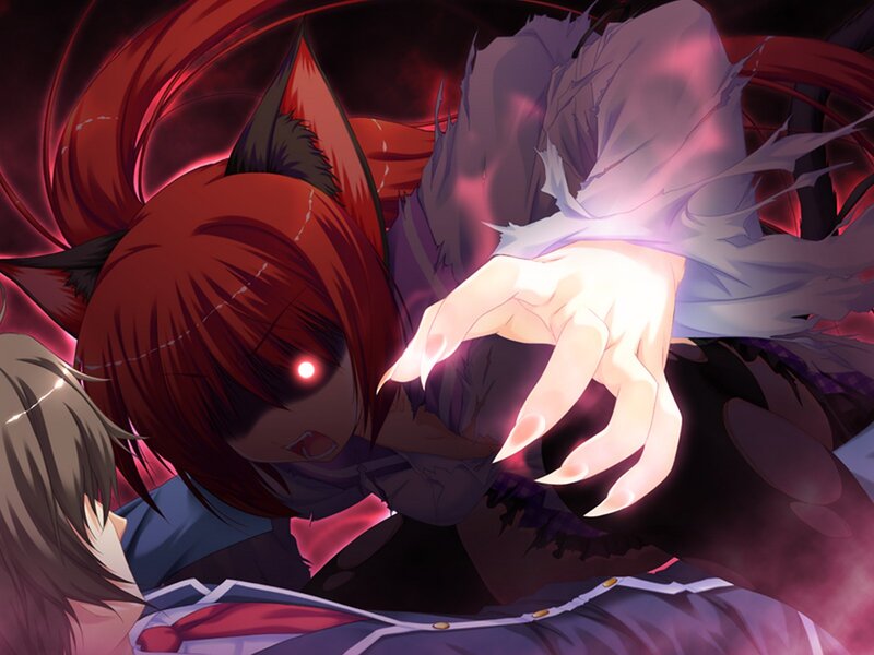 Red-haired Character with Claws — Red
