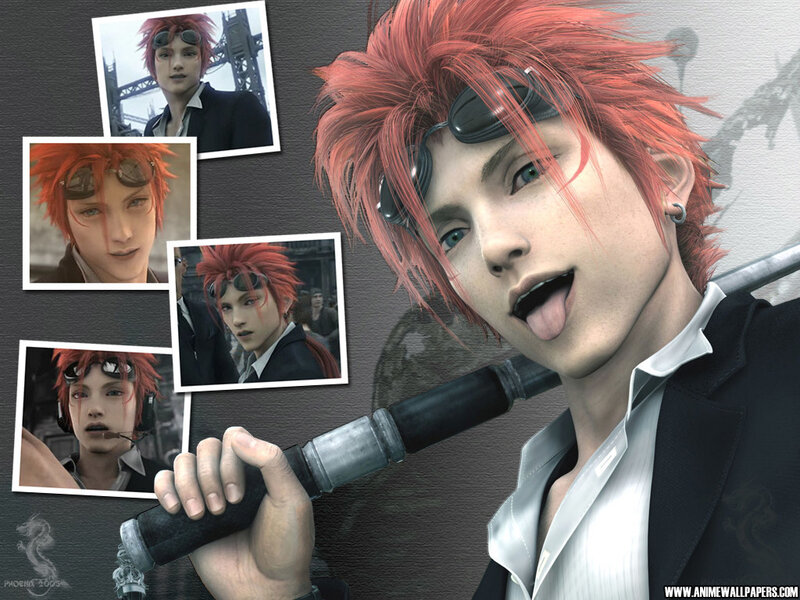 Red-haired Character with Goggles — Red, Playful
