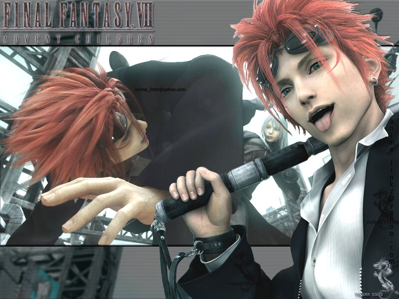 Red-haired Character with Gun — Red, Dramatic