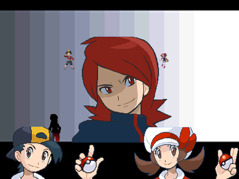 Red-haired Character with Others