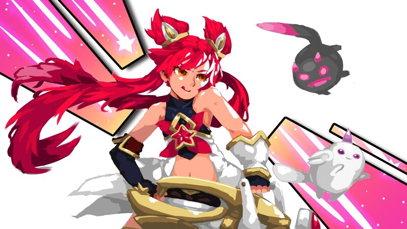 Red-haired Character with Pets