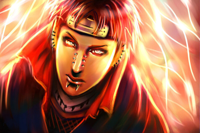 Red-haired Character with Piercings