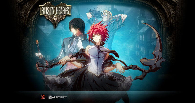 Red-haired Character with Scythe
