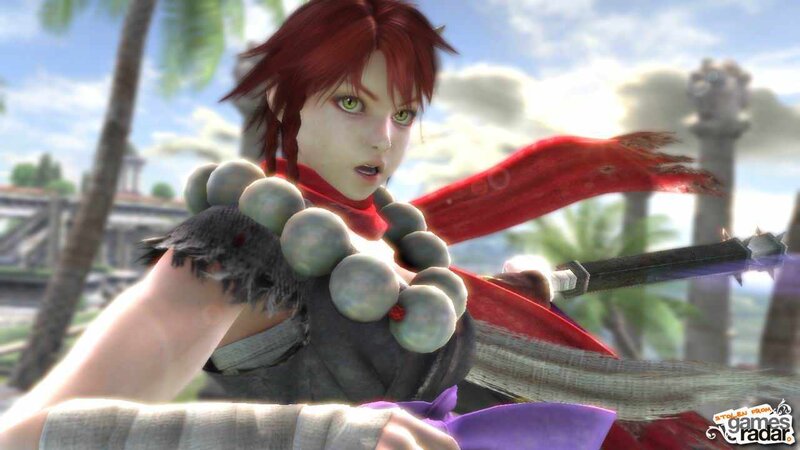 Red-haired Character with Sword — Red