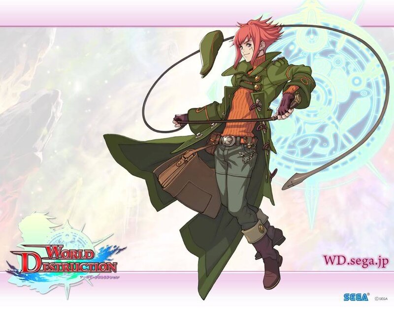 Red-haired Character with Whip