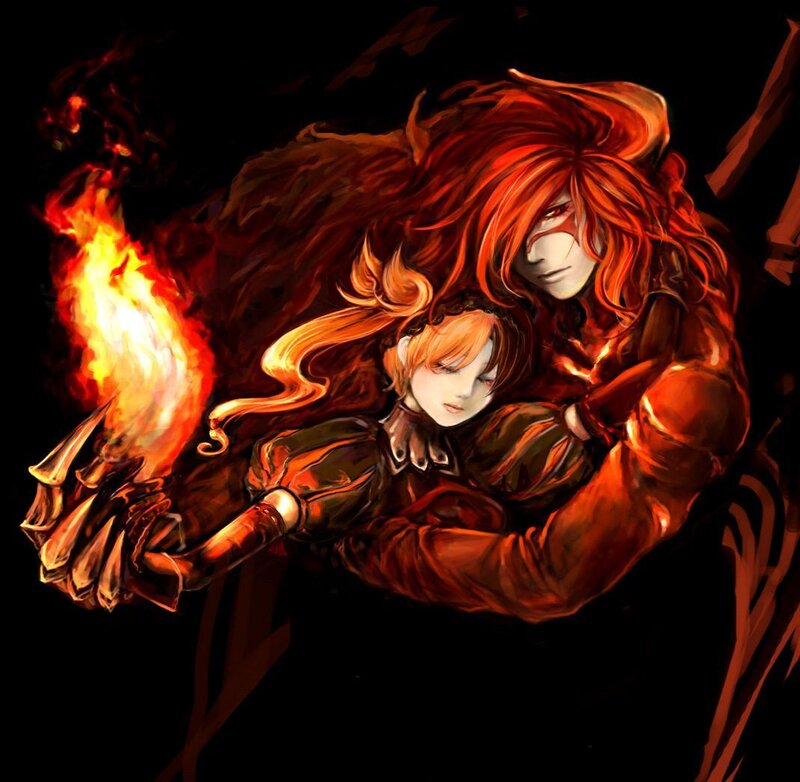 Red-haired Characters in Fire