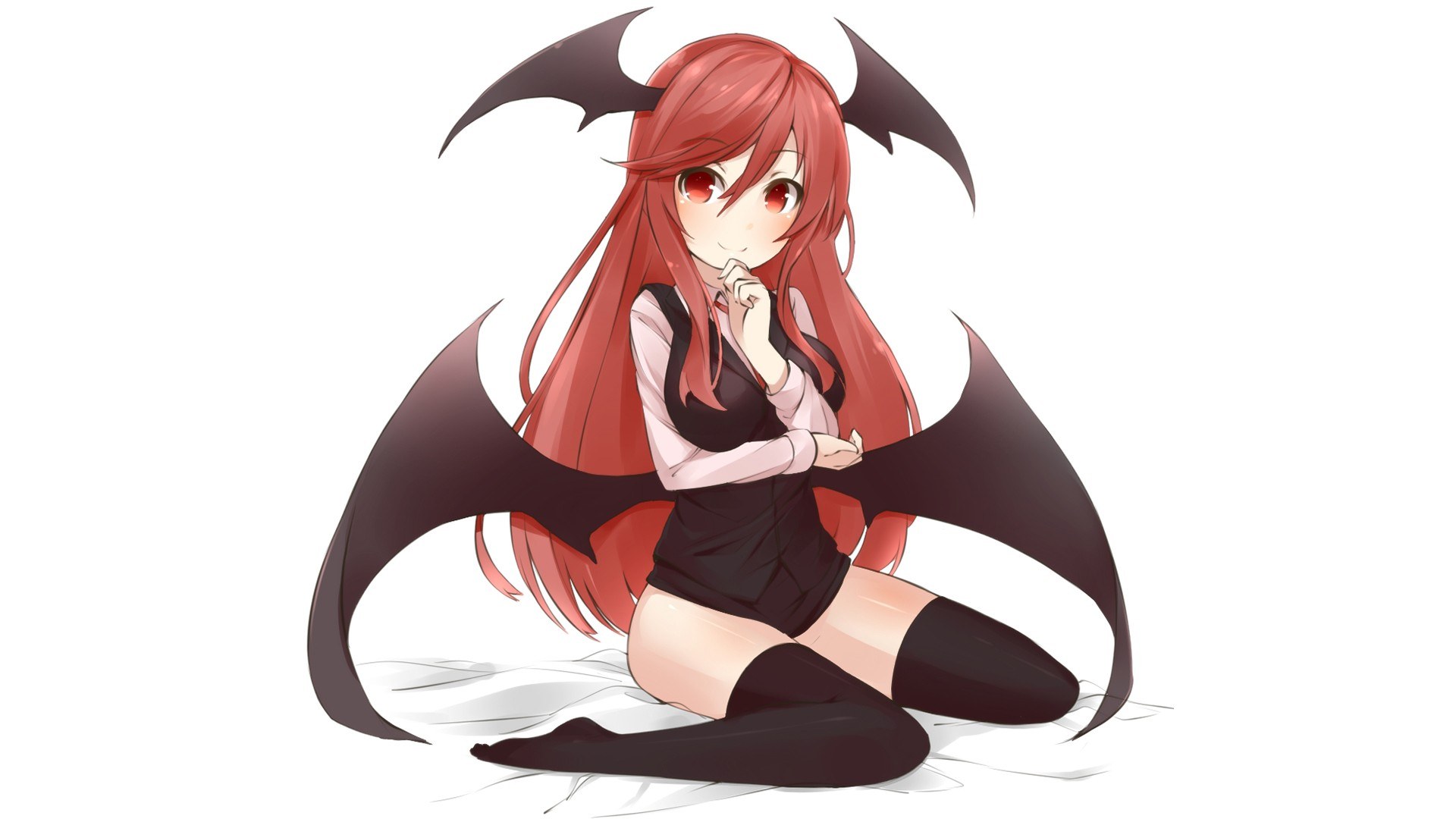 red-haired demon girl