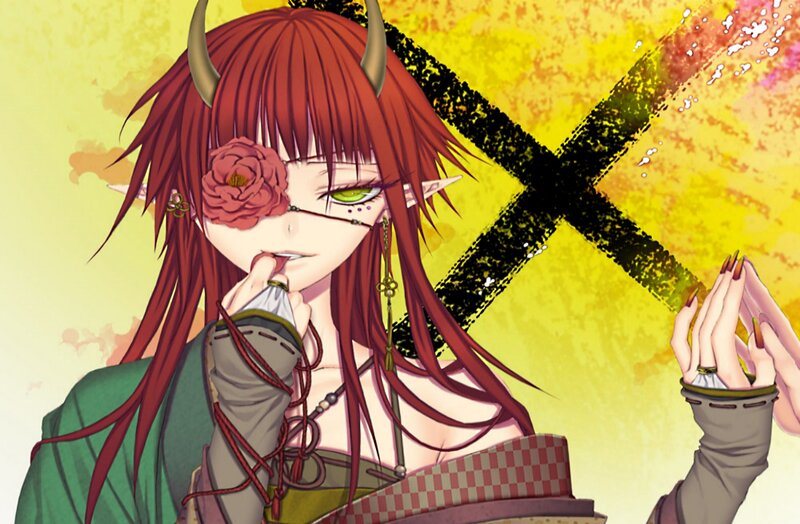 Red-haired Demon Girl — Yellow