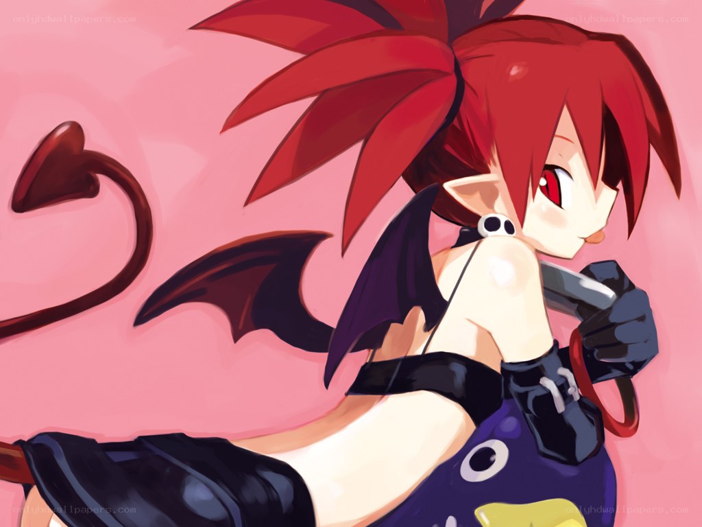 red-haired demon girl