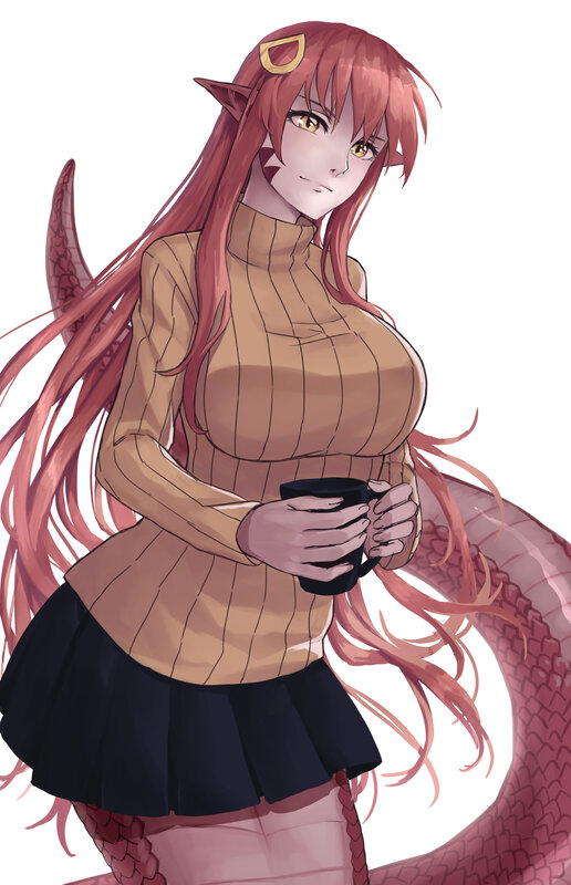 Red-haired Dragon Girl — Red