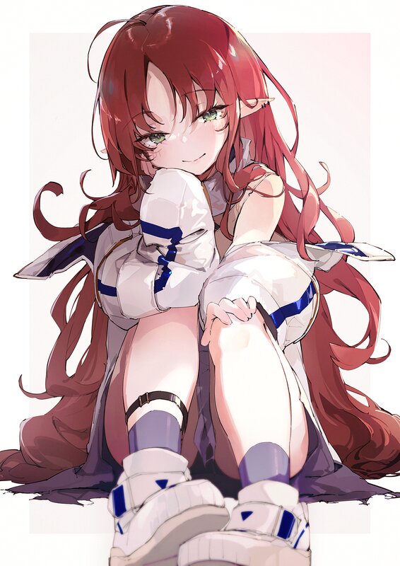 Red-haired Elf Girl — Red