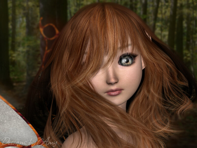 Red-haired Elf Girl