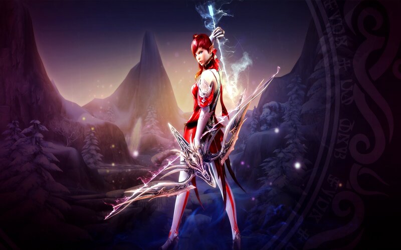 red-haired elf warrior